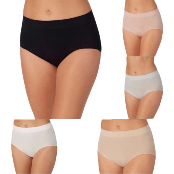 NEW CAROLE HOCHMAN Seamless Brief Panties 5 Pack - Picture 2 of 8